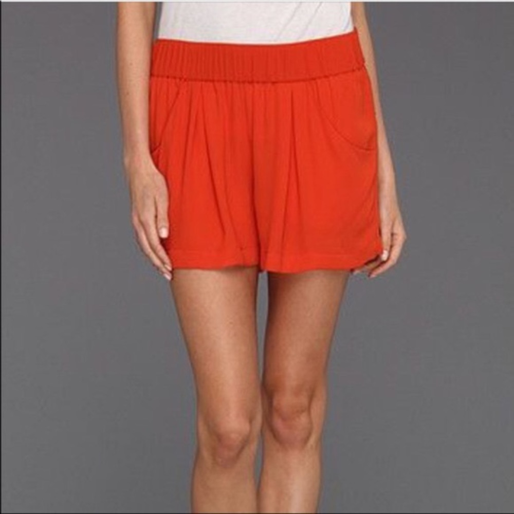 BCBGMaxAzria Micah saffron dress shorts